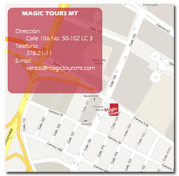 ubicacion magictours mt